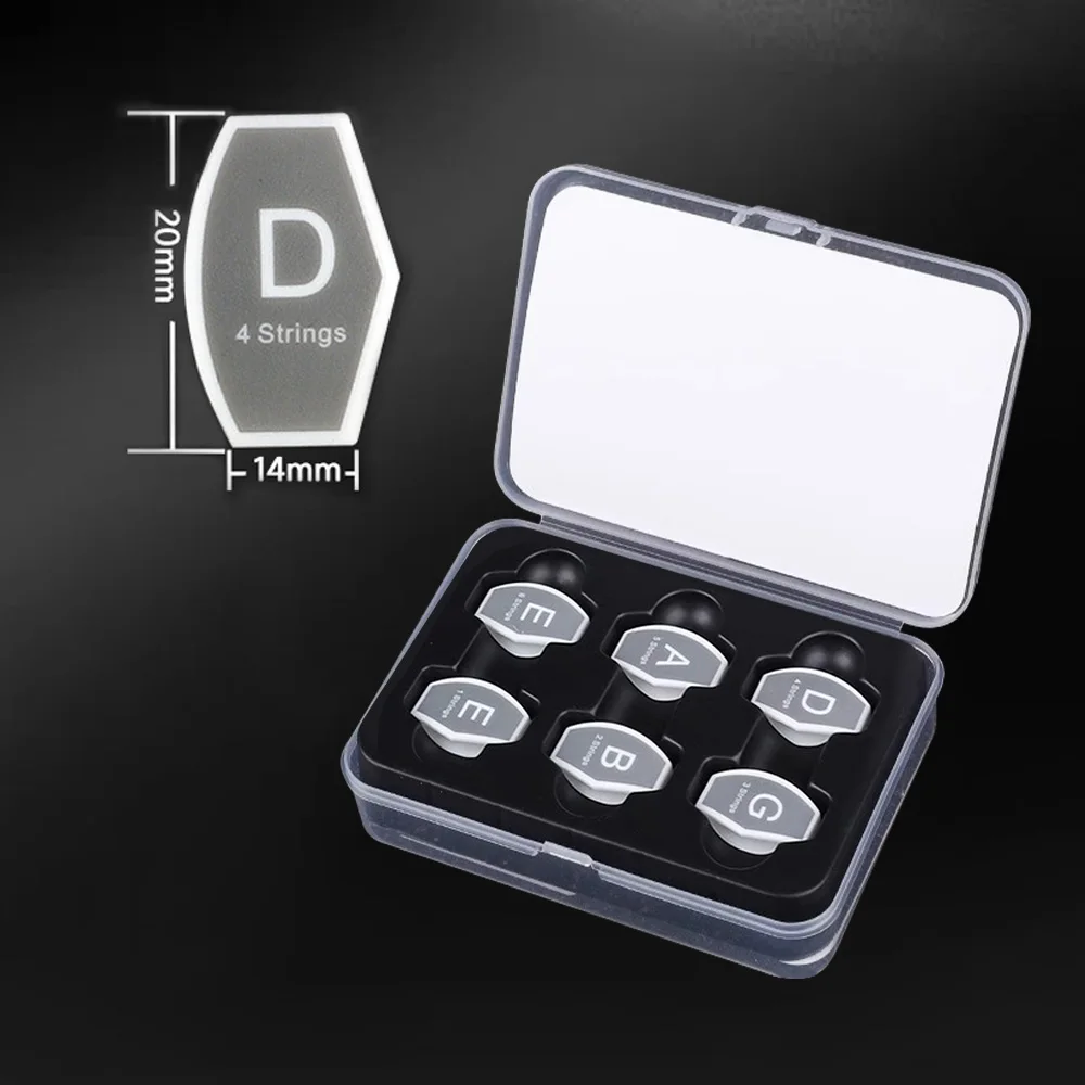 6Pcs Guitar Knob Protection Cover for Electric Folk Guitar Dustproof Sweat Prevention Guitar String Tuning Pegs Knob Cover