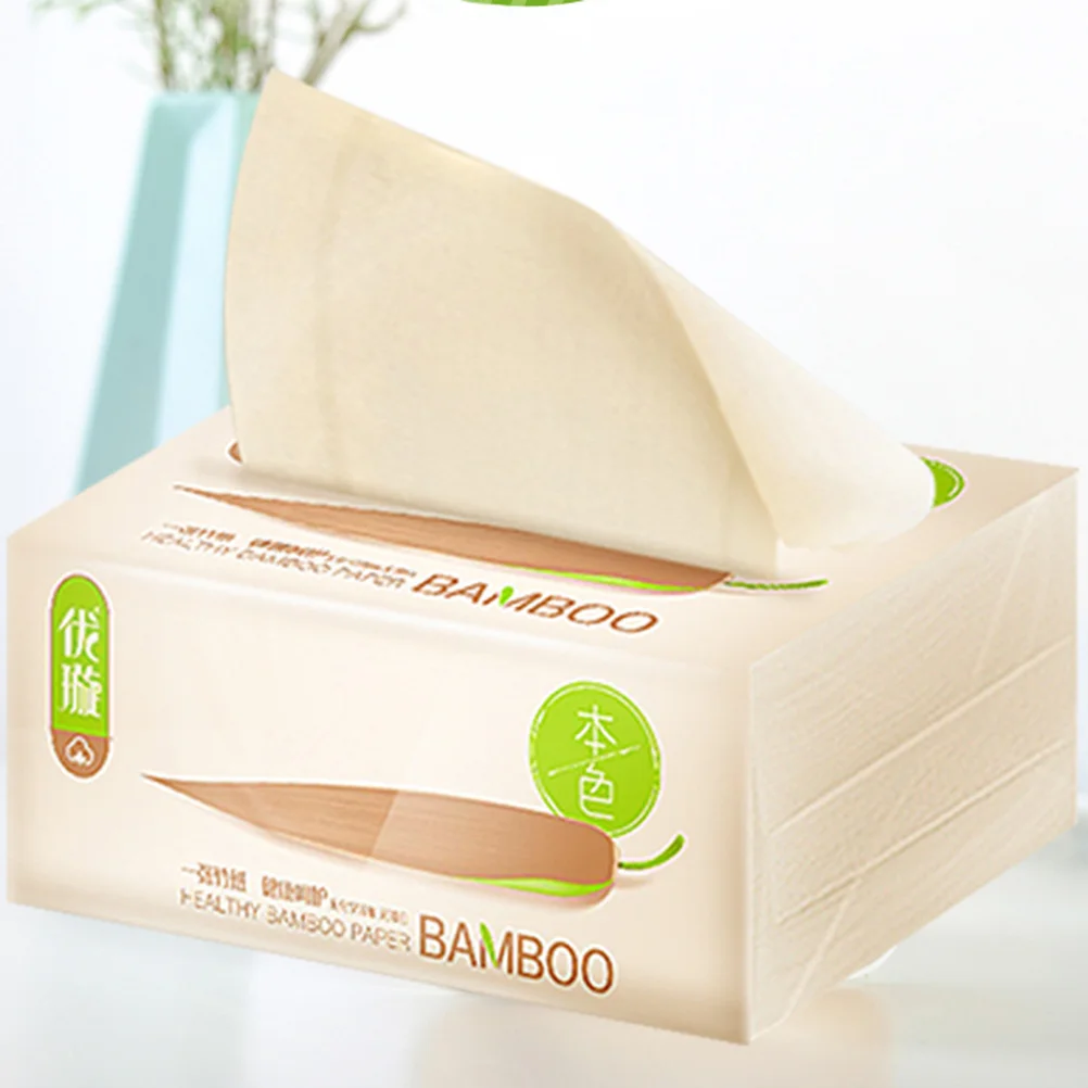 

10 Bag of Healthy Tissue Bamboo Paper Flexible Napkin Dry and Wet Facial Towel Natural Bamboo Face Cleaning Towel Face Washcloth