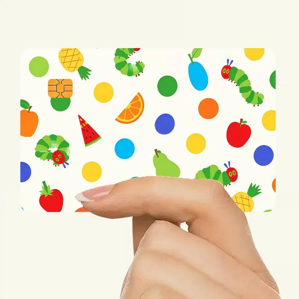 The V-very H-hungry Bank Card Sticker Film Skin C-caterpillar Cover For Debit Credit Bank Cardultra-Thin And Fade-Resistant