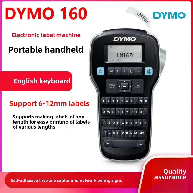 Dymo LM-160 Portable Label Printer Non-Drying Wire Harness Network Chinese And English Home Use Label Machine