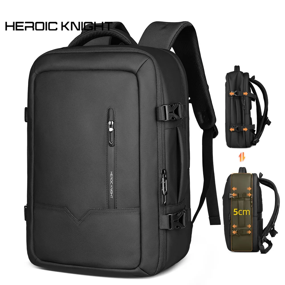 

Рюкзак HeroicKnight New Business для ноутбука, мужской, большой вместимости, расширяемый, для деловых поездок