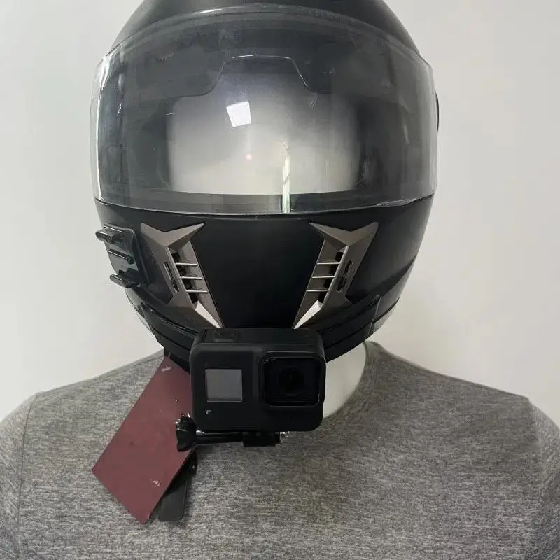 

Motorcycle Helmet Chin Stand Mount Holder For Action Camera 5 4 Full Face Holder For 13 12 11 10 9 8 Action Camera Accessory