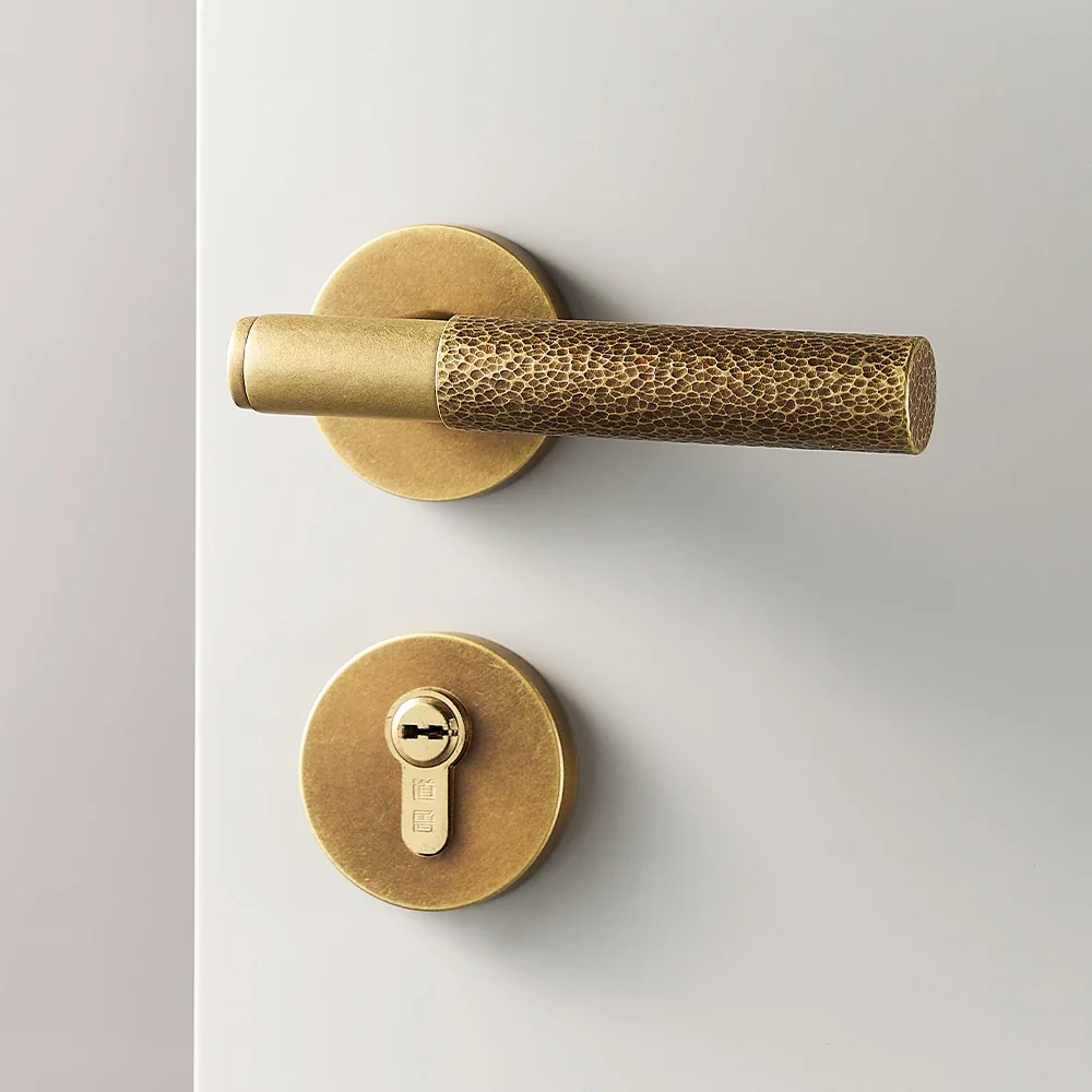 Luxury Modern and Stylish Brass Door Handles and Concealed Hinges High-End Quality Premium Hardware for Durable Windows