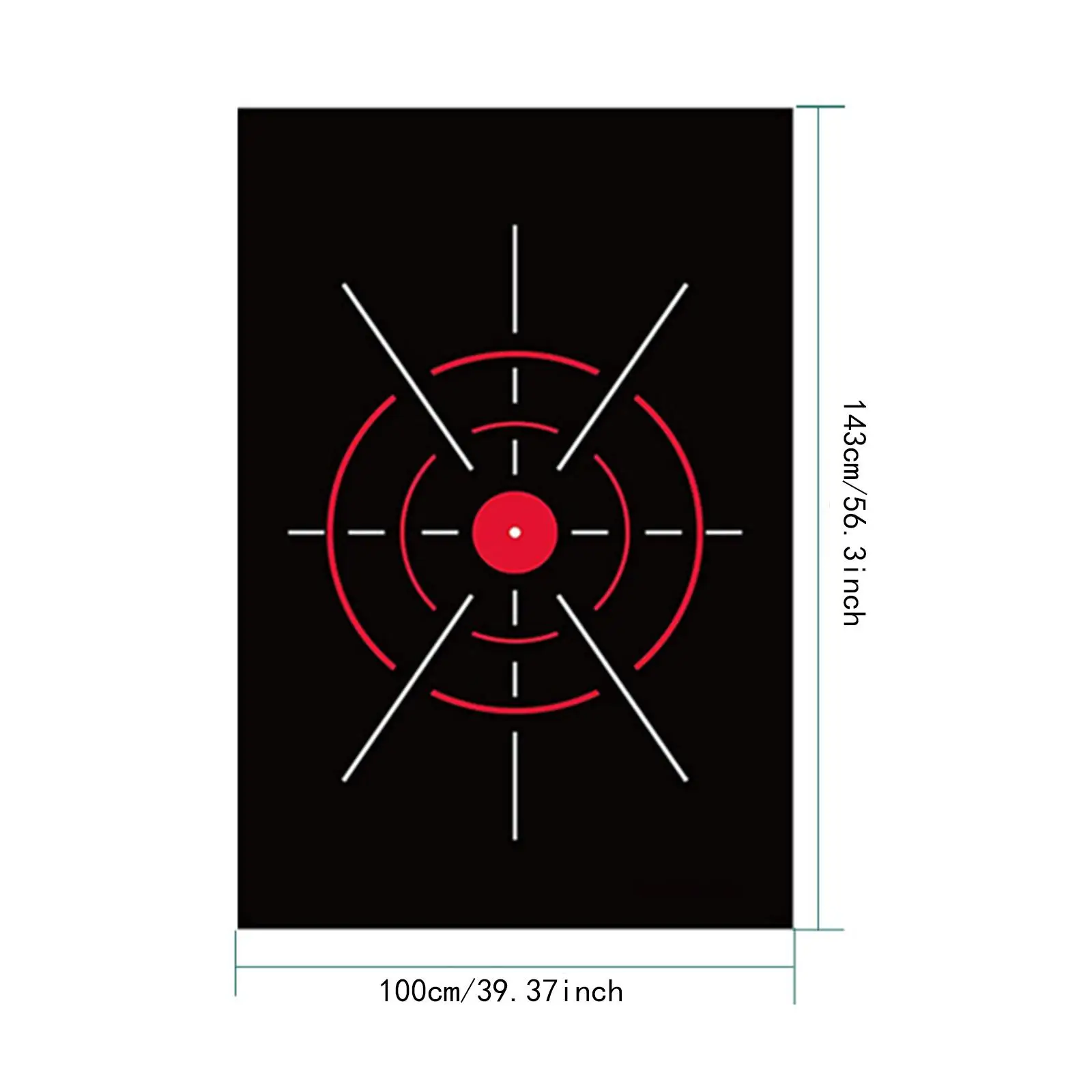 Multipurpose Golf Hitting Target Cloth Durable Net for Baseball Softball Football Aiming Indoor Outdoor Training