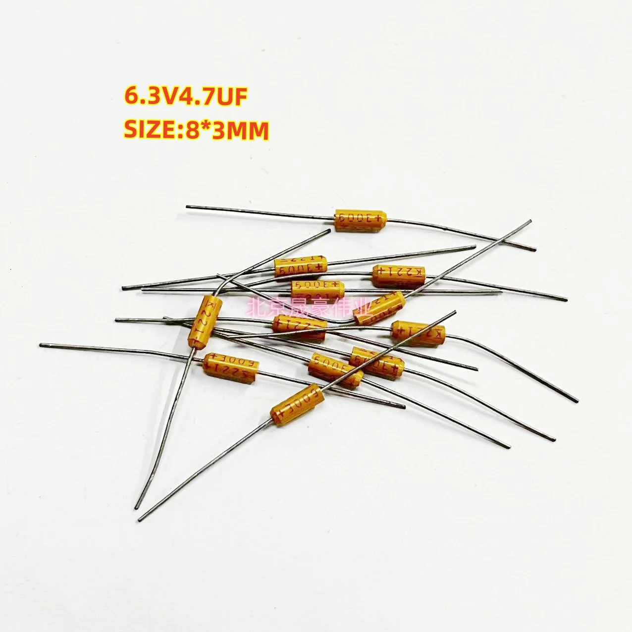5 Buah Kapasitor Tantalum Aksial T32 6.3V4.7UF 10V4.7UF 15V 20V4.7UF 25V475K 4.7UF 35V 50V4.7UF Kapasitor Tantalum Padat Aksial