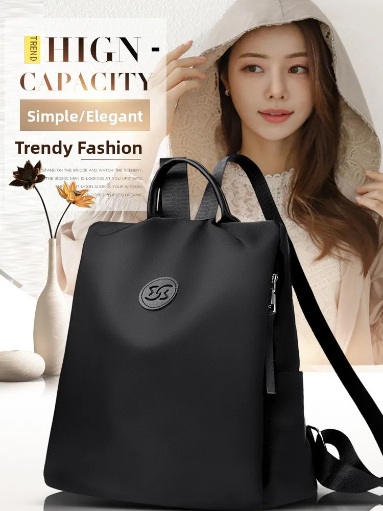 

Casual Canvas Tote Bag Original Japanese Style Double Strap Crossbody Backpack for Men And Women Suitable for Class And Commu...