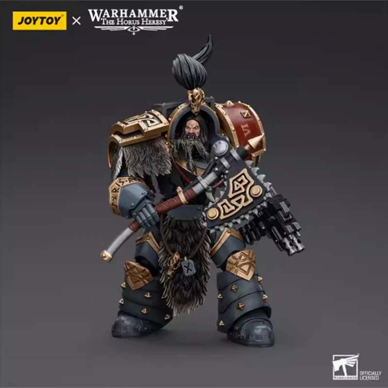 JOYTOY WARHAMMER The Horus Heresy 1/18 All Action Figure Space Wolves Varagyr Wolf Guard Squad Thegn Terminator Model Toys Gifts