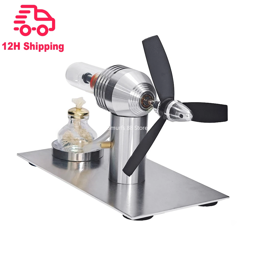 

Stirling Fan Engine Model Physics Steam Engine Technology Science Experiment Power Generation Toy