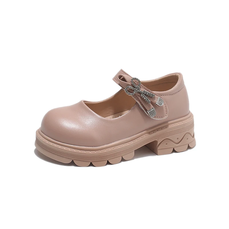 

Girls Dress Shoes Spring Autumn 2026 Sparkly Mary Janes with Rhinestone Bow Baby Princess Shoes for Big Kids & Toddlers