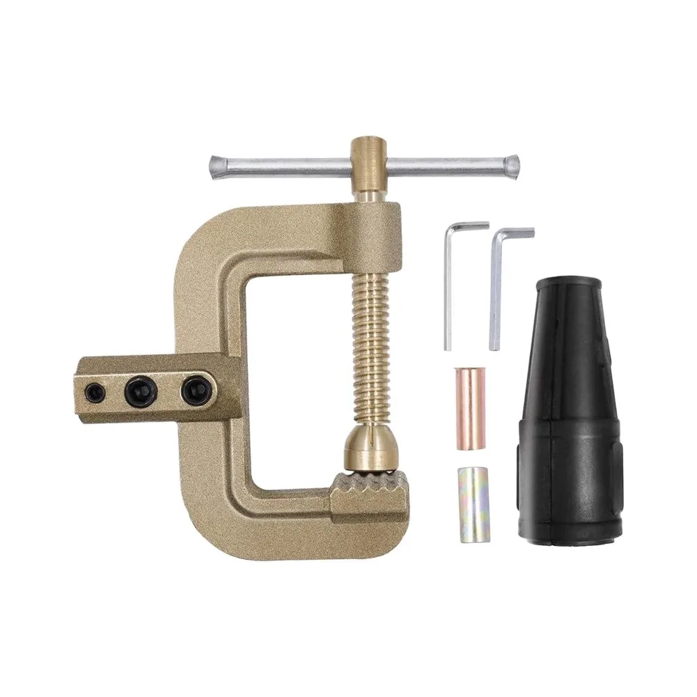 Secure Locking Mechanism Clamp Ground Clamp Screw Lock Clamp Brass Welding Ground Clamp Secure Locking Mechanism