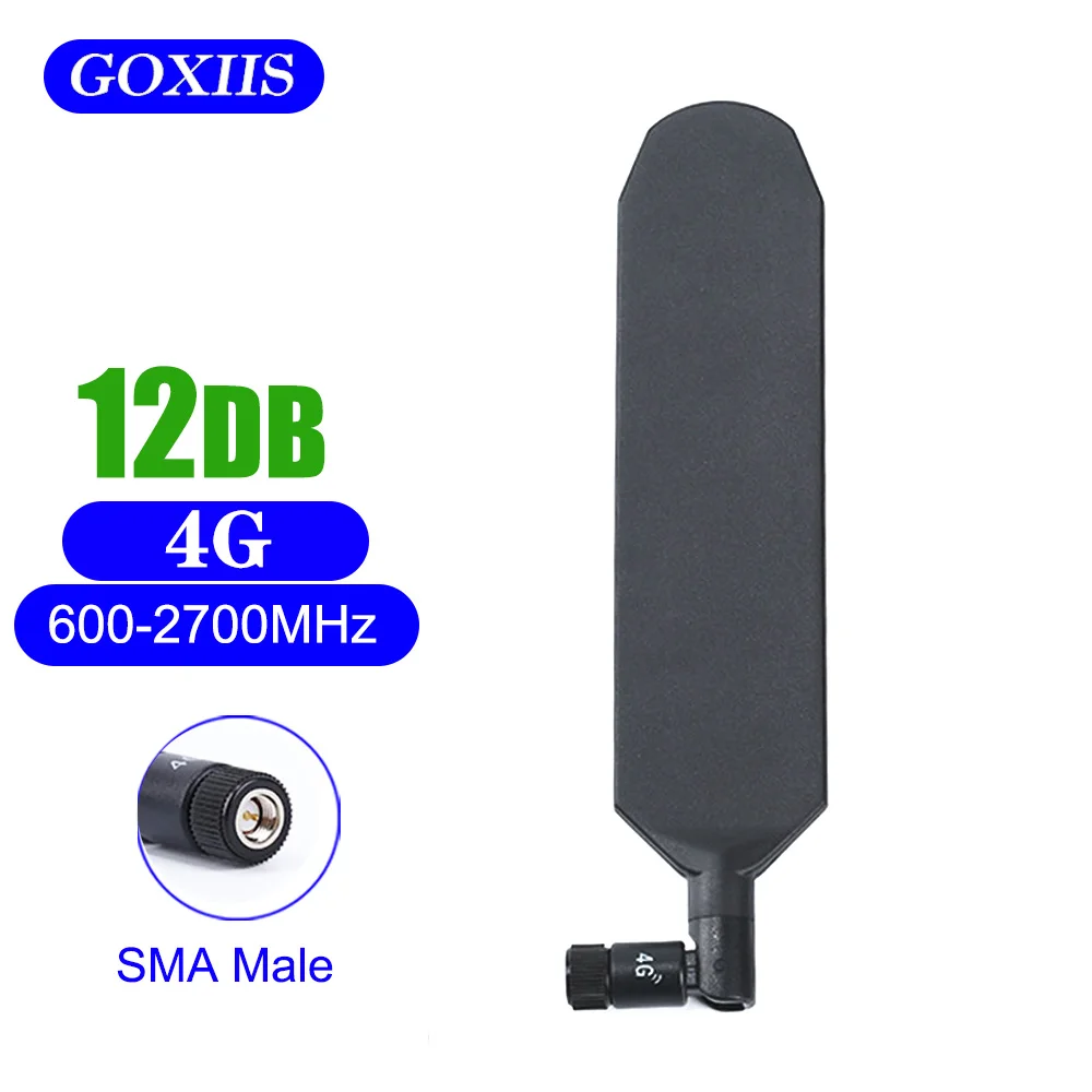 

4G 3G GSM LTE WIFI Router Antenna 12dbi 698-2700MHZ Universal Wide Band Omni Directional Paddle Antenna with SMA Male