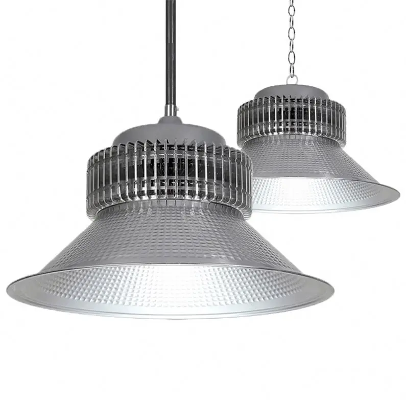 4 Pack High Bay Lights 100/150/200W300W AC220V Super Bright 6000K UFO LED Commercial Market Warehouse Garage Industrial Lighting