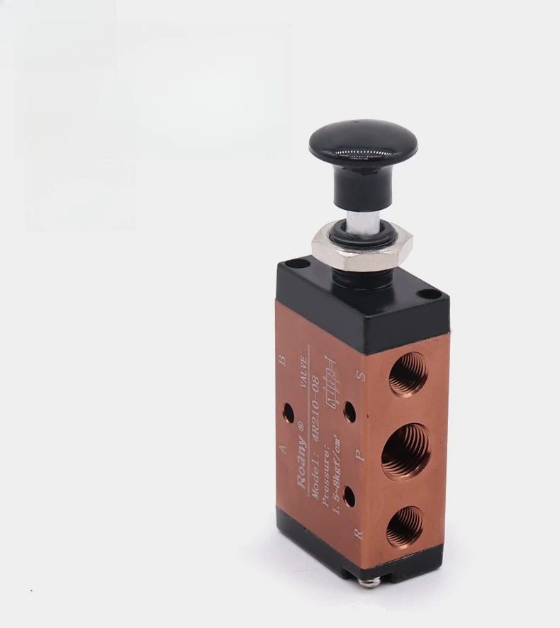 

‌4R Series Mechanical Hand Valve - 3-Way/4-Way 4R210-08 4R310-10 for Industrial Pneumatic Cylinder Actuators