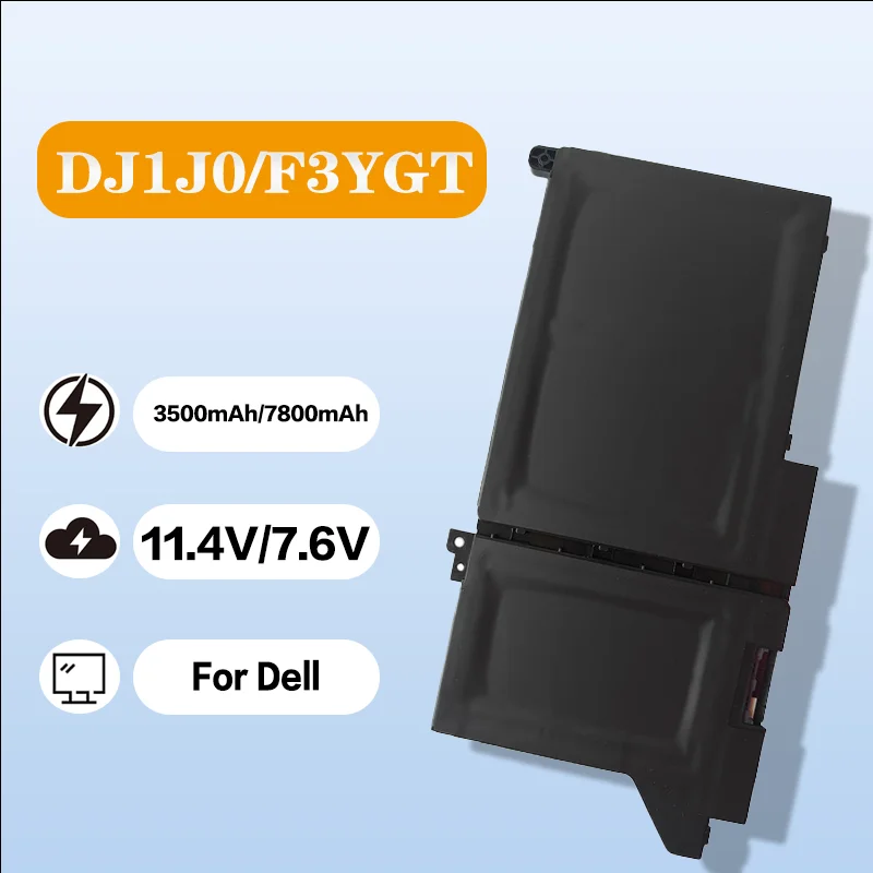 

Новый аккумулятор 3500 мАч/7800 мАч 11,4 В/7,6 В, совместимый с Dell Latitude Series 7280 7380 7480 7290 DJ1J0 F3YGT