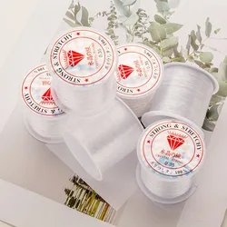 0.2-0.7mm Nylon Beading Cord Durable Flexible Jewelry Thread Non-Stretch Clear Wire for Professional Jewelry & Craft Creations
