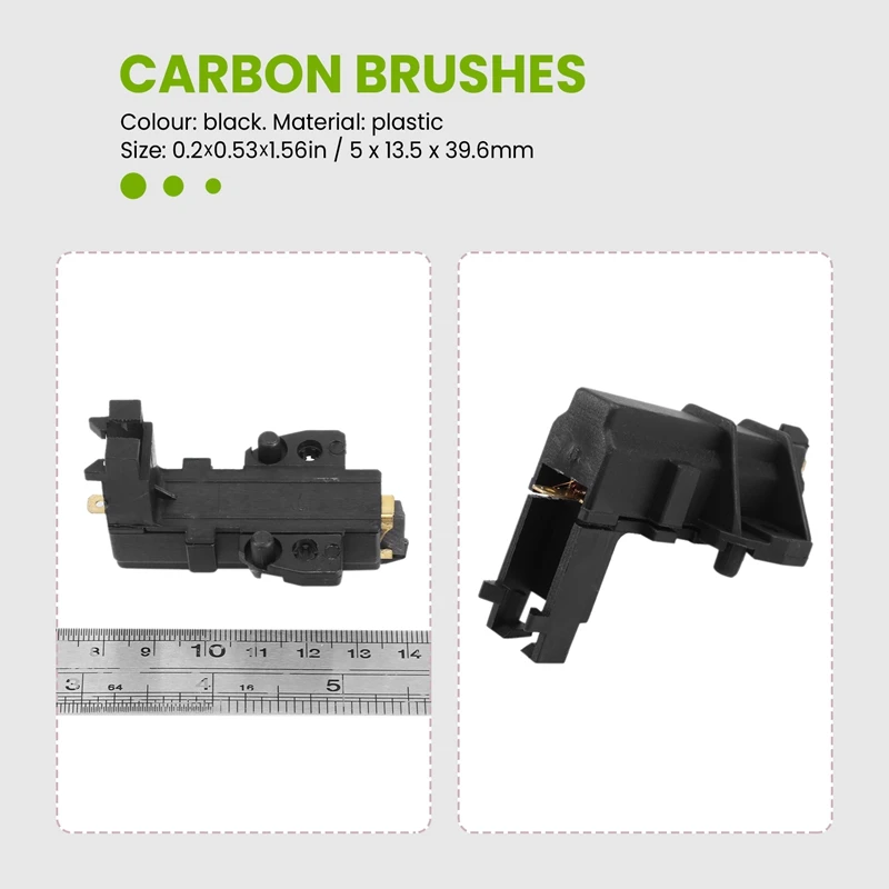 2Pcs Washing Machine Motor Carbon Brush for Candy CesetA09G