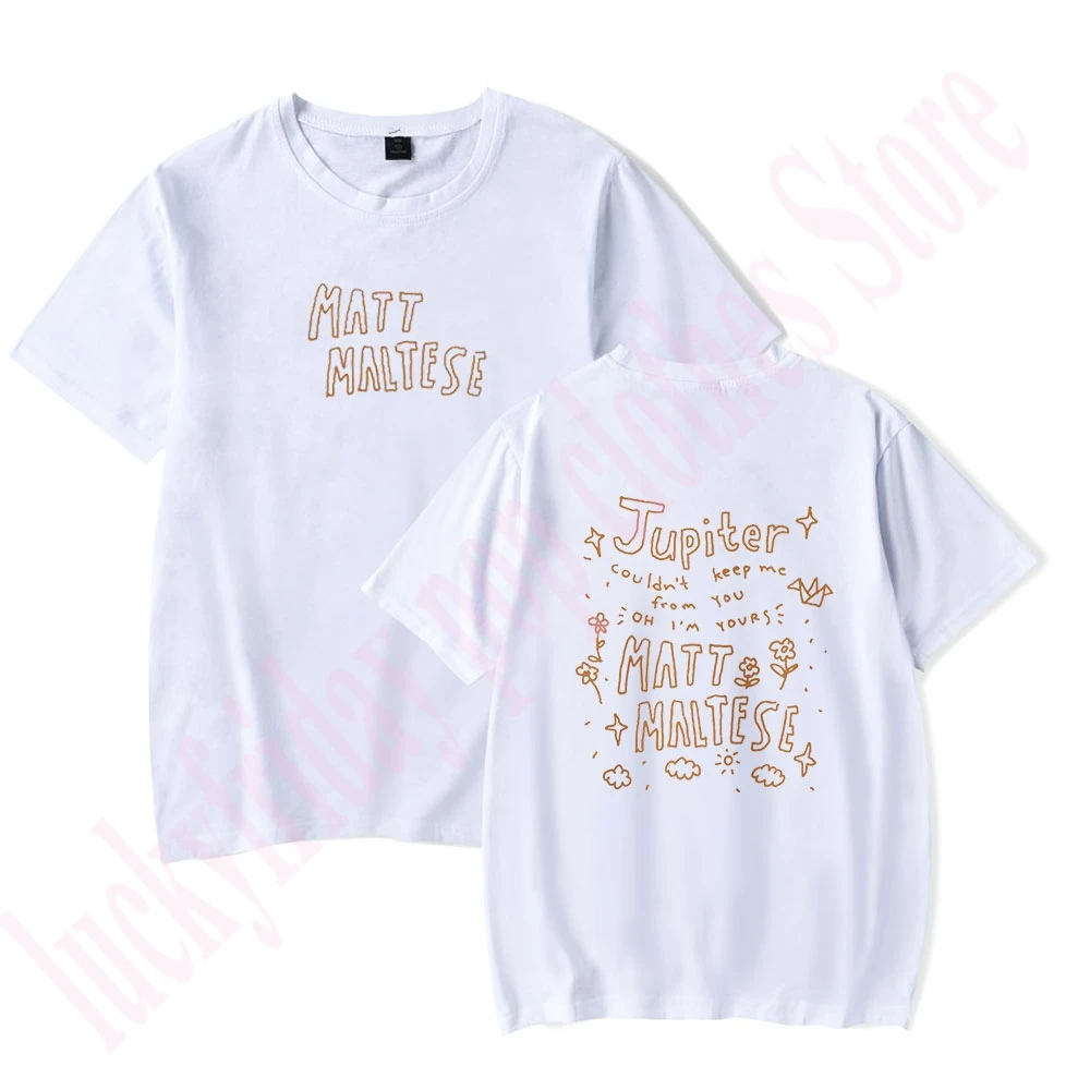 

Matt Maltese Jupiter Doodle T-Shirts Merch Women Clothes Trend Casual Short Sleeve Top
