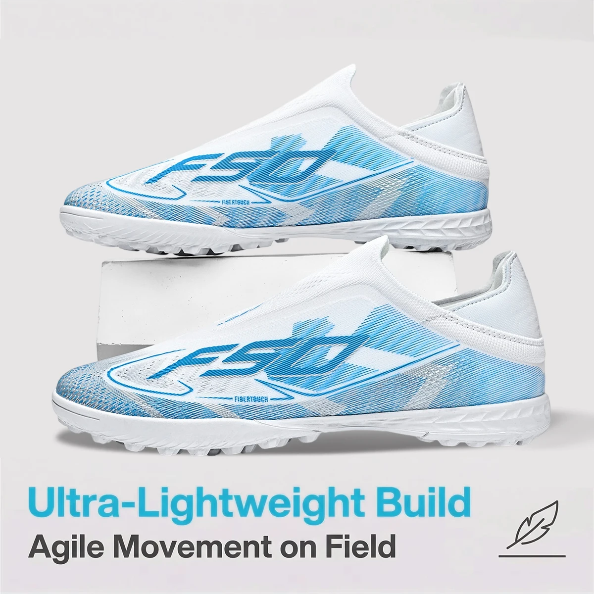 Outdoor TF Turf Soccer Shoes Anti Wear Sole Football Cleats Comfortable Fit for Adult Football Practice Matches