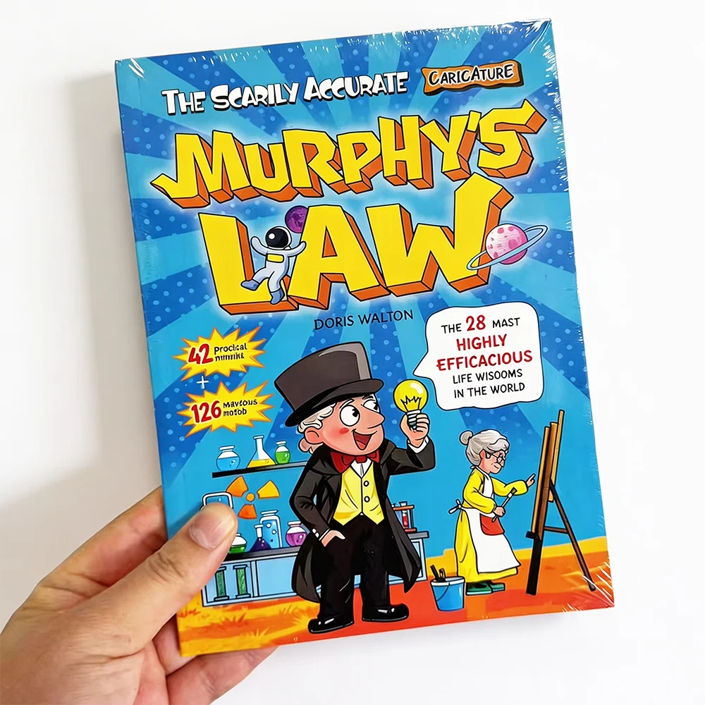 Murphy‘s Law Comic Book for Kids,A Graphic Novel Explaining Life Principles for Children 8-12 Years,Fun Science Picture Books