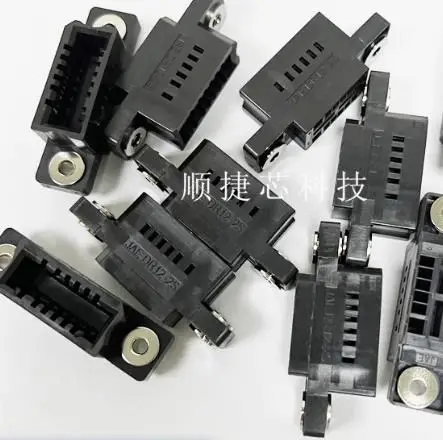 Connector DR-12-2SC-F0R rubber shell 12-pin 2.54mm pitch plug brand new original