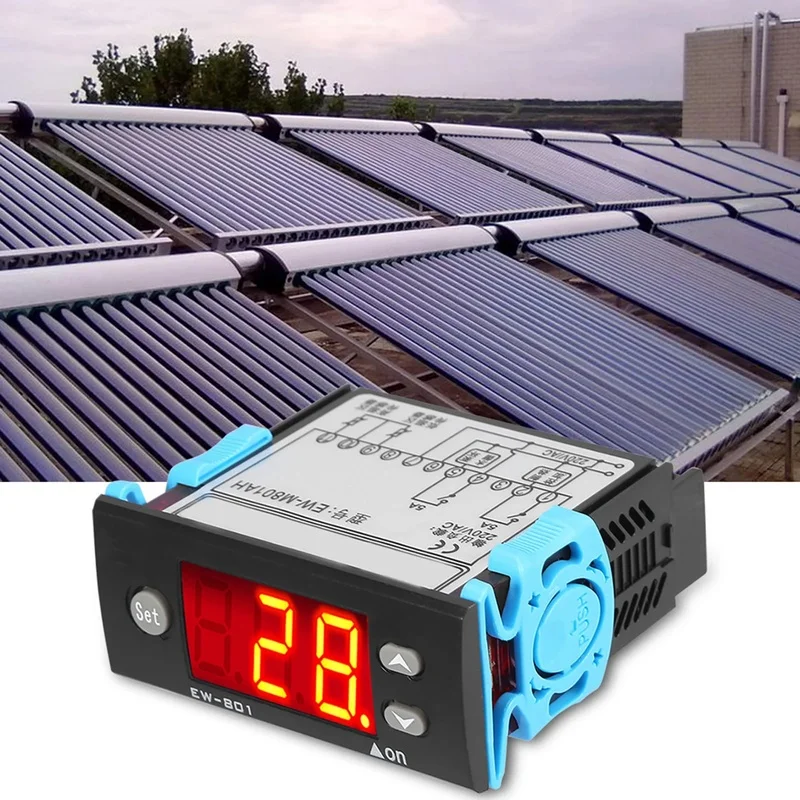 

Smart Digital Display Temperature Controller with Sensor for Solar Water Heater System