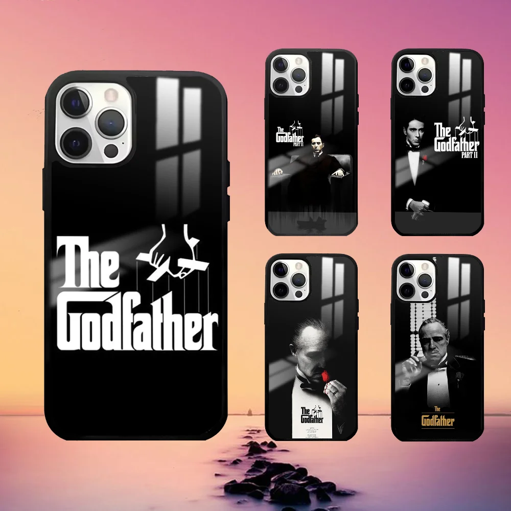 T-The Godfather-r Phone Case For iPhone 16 15 14 13 12 11 Pro Max Plus Mini PC Fashion High Quality mirror