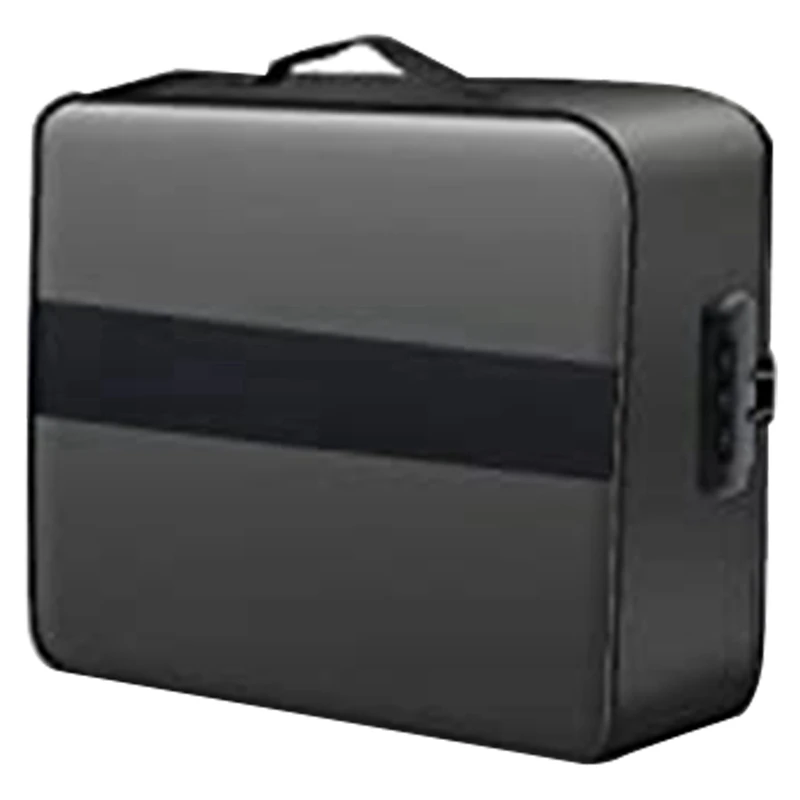 Document Bag with Lock - Fireproof Moisture Proof 3-Layer 15X11 Inch Important Document Organizer (Black)-A68X