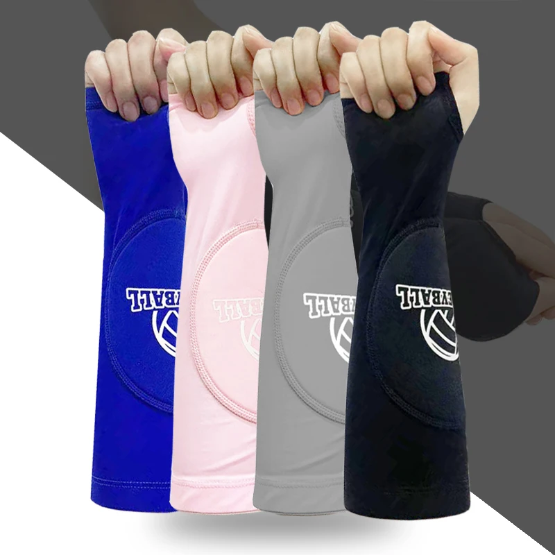 1 Pair Volleyball Arm Sleeve Gloves Forearm Compression Test Training Basketball Wrist Support Brace Protector Sport Arm Guard