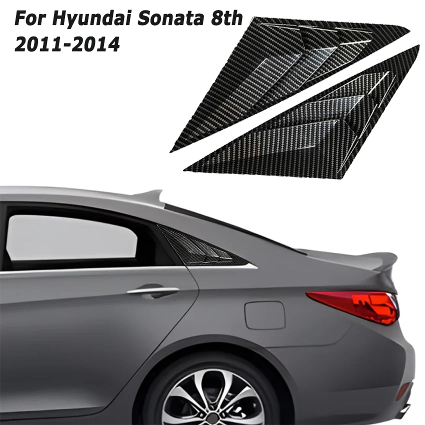 

Car Rear Window Louver for Hyundai Sonata 8th 2011-2014 Shutter Triangular Trim Car Accessories