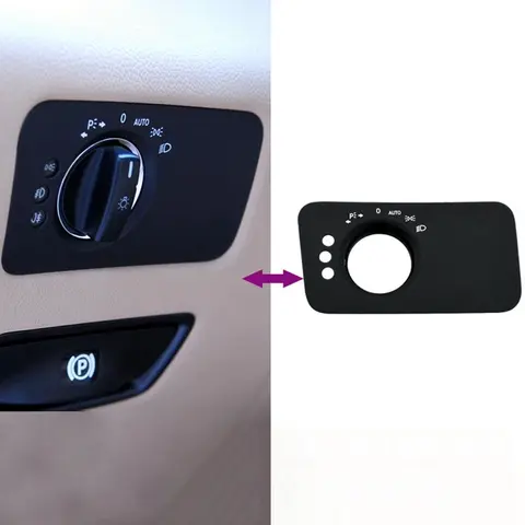 자동차 헤드라이트 스위치 패널 조정 패널 커버, 벤츠 W219 CLS 2007-2009