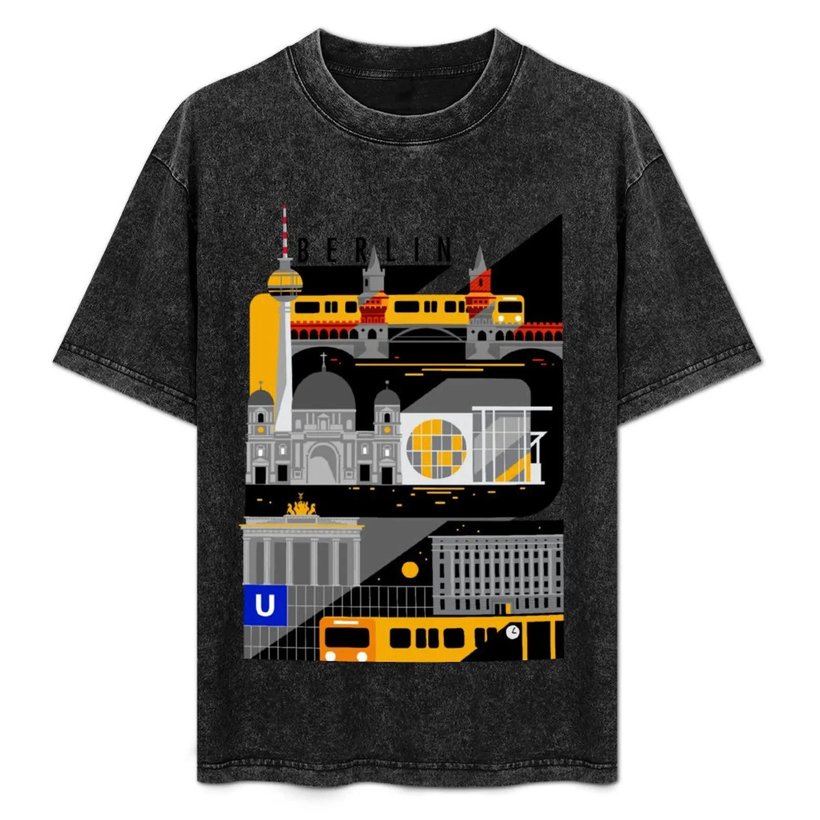 Berlin bei Nacht T-Shirt boys whites vintage clothes Men's clothing