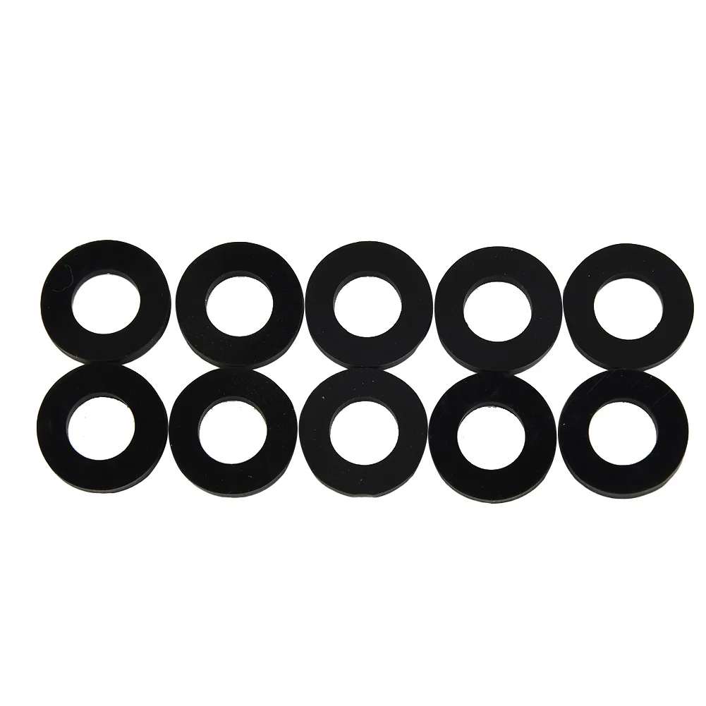 Silicone Rubber Gasket 0.3 Cm Thickness 10Pcs Black For Sodastream Nozzle Repair Adapter Kit Oil-Water Separators