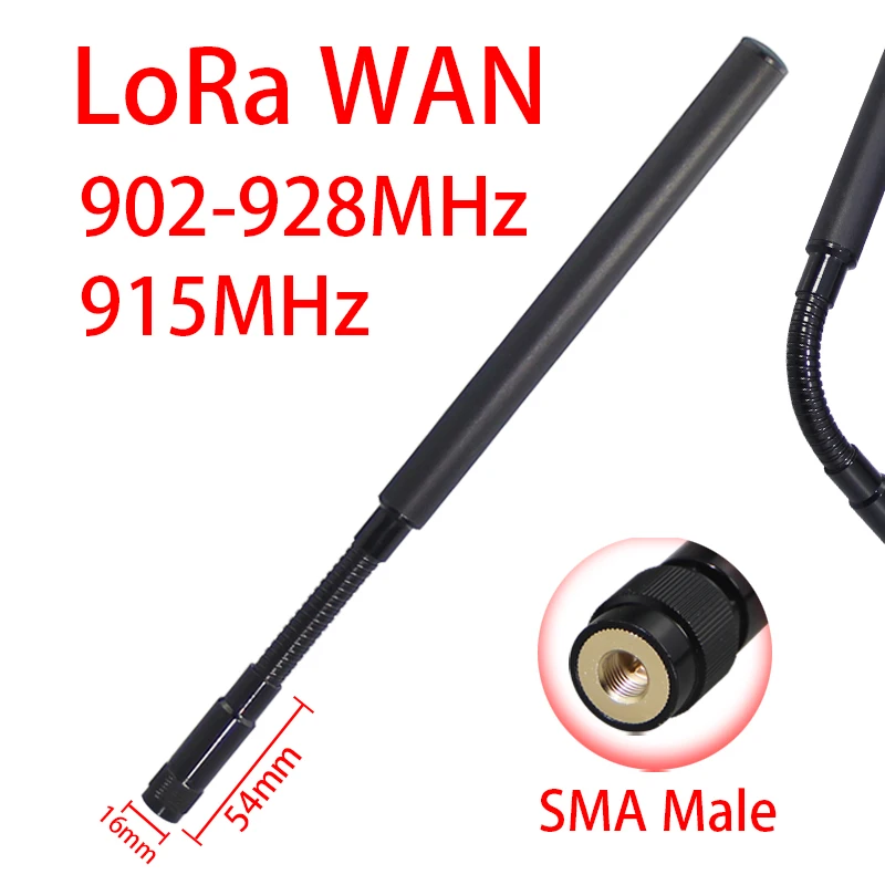 

Support custom LoRa Wan gooseneck antenna 902-928MHz 915MHz 922MHz 923MHz 900MHz antenna Meshtastic high efficiency antenna