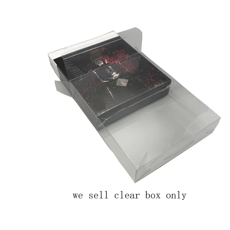 

50 PCS Clear Protective Box for PS5 for Clair Obscur:Expedition 33 U.S. Mirror Version Display Plastic case Transparent Box