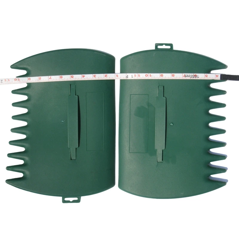 1 คู่แบบพกพา Garden และ YARD Leaf Scoops Hand Rakes สำหรับสนามหญ้าและสวนทำความสะอาด-Up Heavy Duty เศษสนามหญ้าใบ