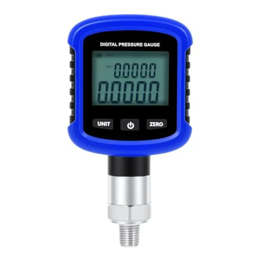 

S281 High Precision Digital Hydraulic Pressure Gauge 10000PSI 60Mpa 0.2 FS Accuracy Air Manometer with Bluetooth Mobile Phone C