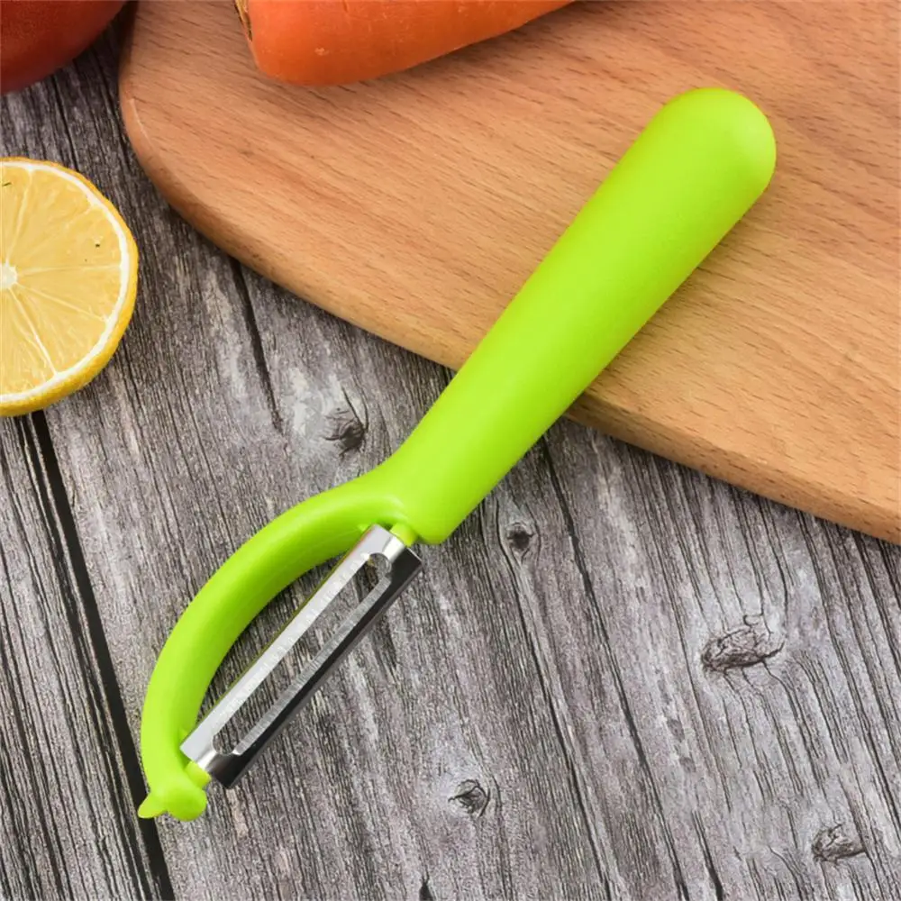 Melon Planer Save Time Durable +stainless Steel 6 Colors Optional Long Handle Kitchen Peeler Kitchen Tools Peeler Sharp Blade