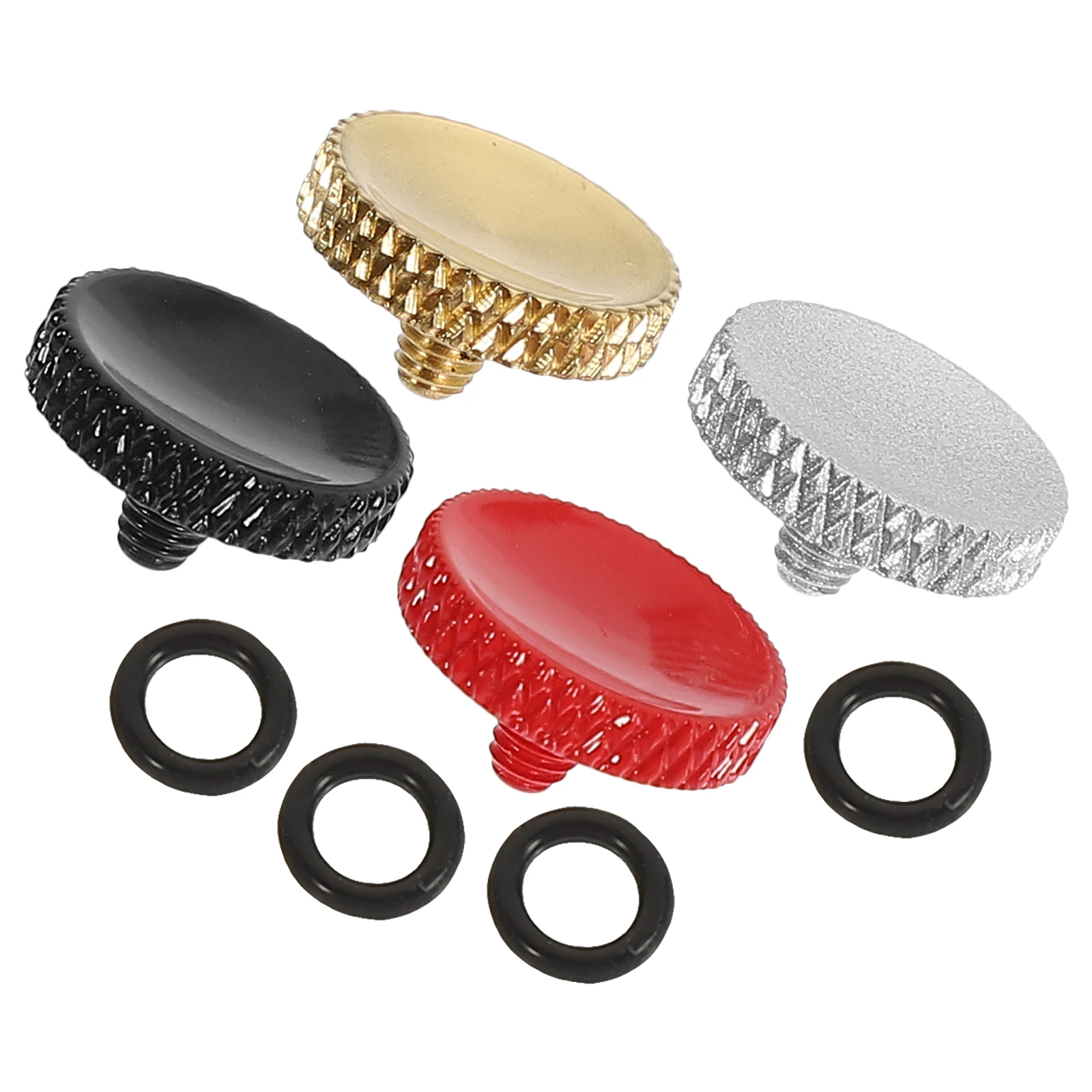

4 Pcs Camera Shutter Button Aluminum Alloy Release Soft Metal Replacement for Micro