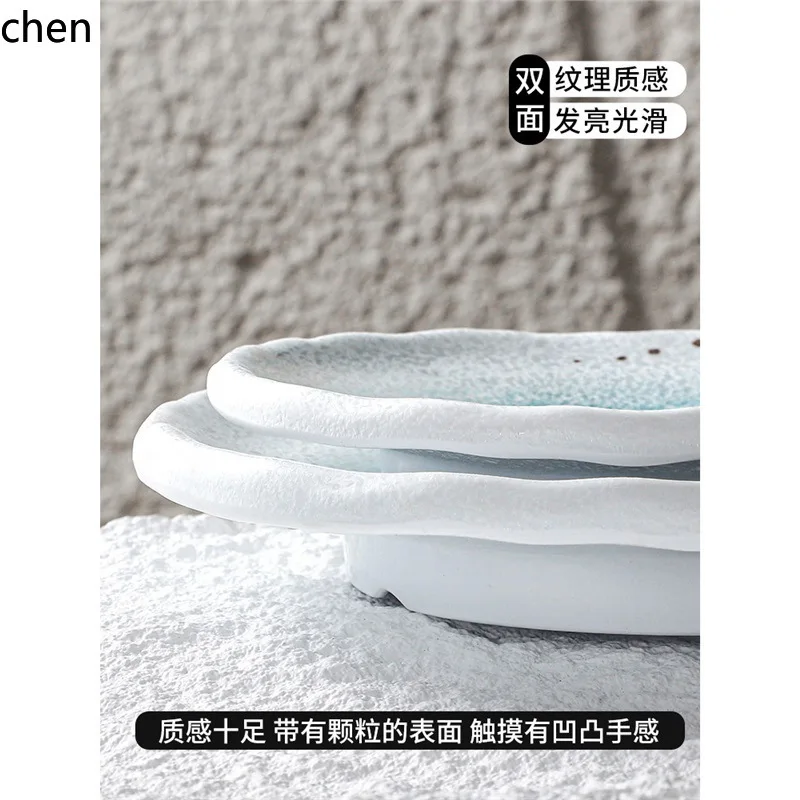 tableware plate side dish restaurant hotel anti-fall creative plate