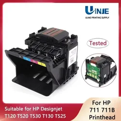 New For HP 711 711B 711XL Printhead Print Head C1Q10A For HP DesignJet T120 T125 T130 T530 T525 T520 Printer hp711 Cabezal