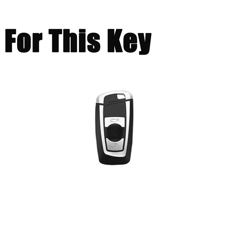 Zinc Alloy TPU Car Remote Key Fob Case Cover Holder With Keychain For BMW F10 F20 F30 X3 X4 X5 X6 1 2 3 4 5 6 7 M2 M3 M4 M5 M6