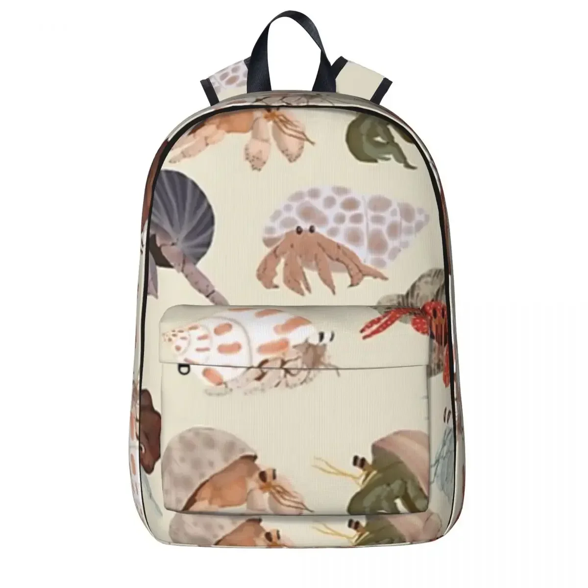 Hermit Crabs Pattern Backpacks Student Book bag Shoulder Bag Laptop Rucksack Waterproof Travel Rucksack Children School Bag