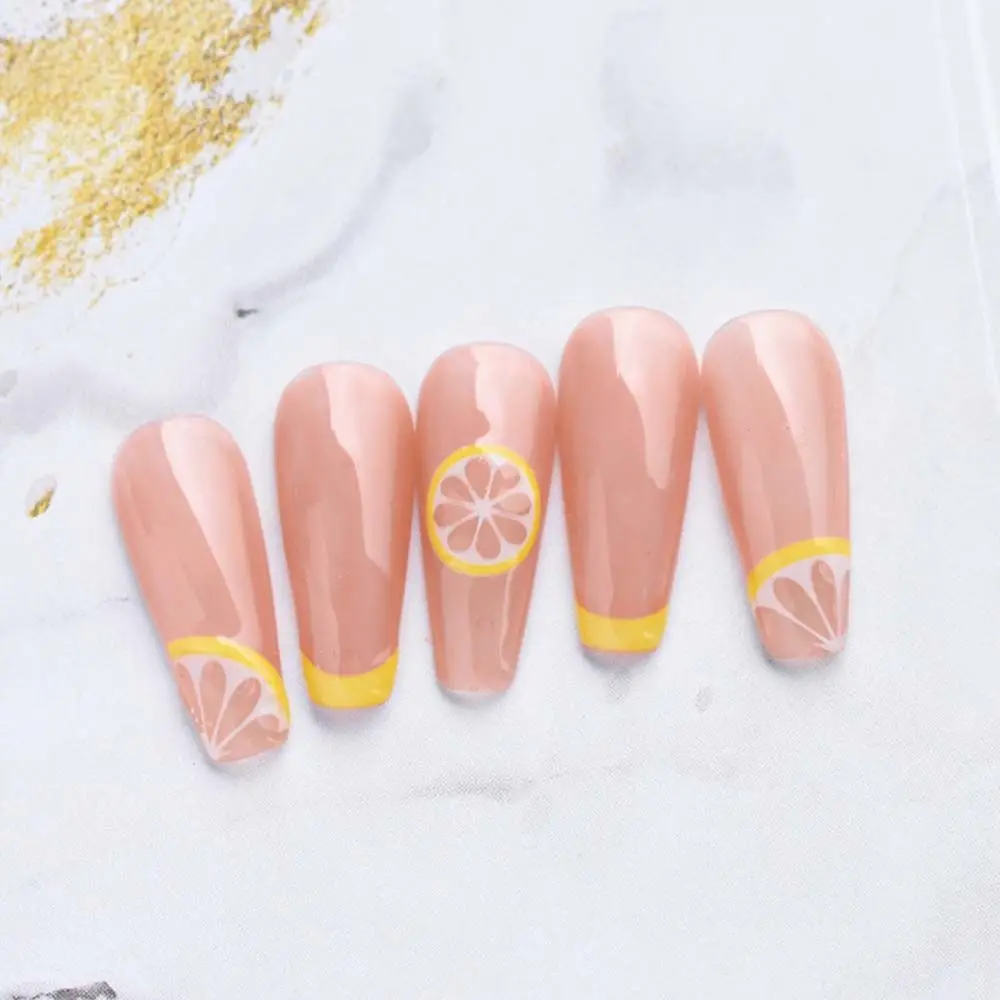 DIY Transfer Slider Nail Decoration Avocado Manicure Cherry Pattern Peach Nail Foil Fruit Nail Sticker Watermelon Nail Decal