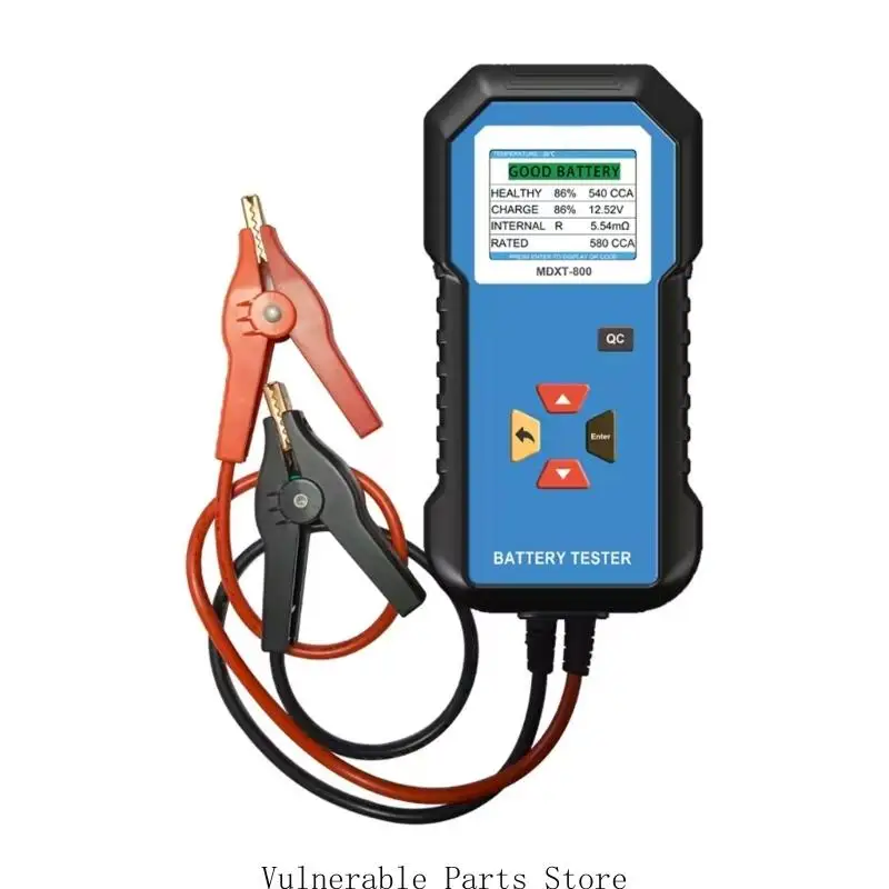 

D0UC Professional Shockproof Automotive Battery Analysis 12V 24V Internal Resistance Capacity Tester Tool For Car Motorcycles