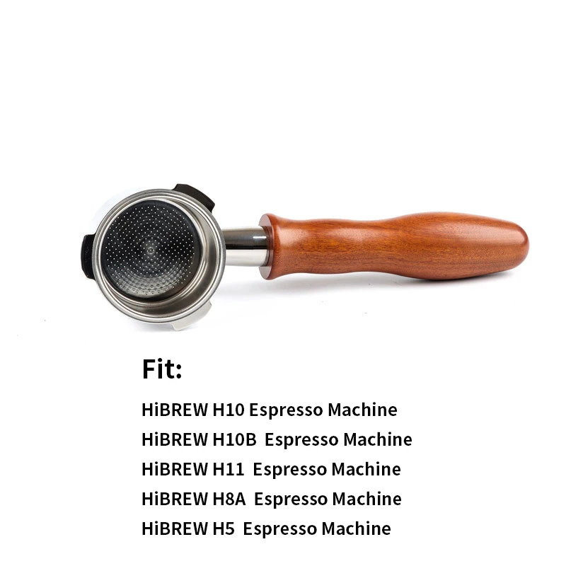 Gasoo 51mm 3 Ear Bottomless Coffee Portafilter Stainless Steel 6