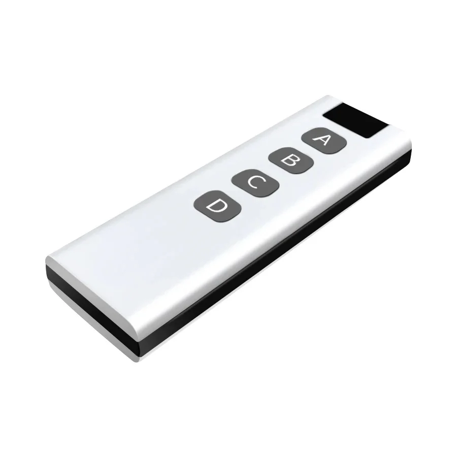 433Mhz Transmitter Remote Control Universal Wireless 4 Buttons Learning Code For Light Switch Gadgets Gate Garage Door Opener