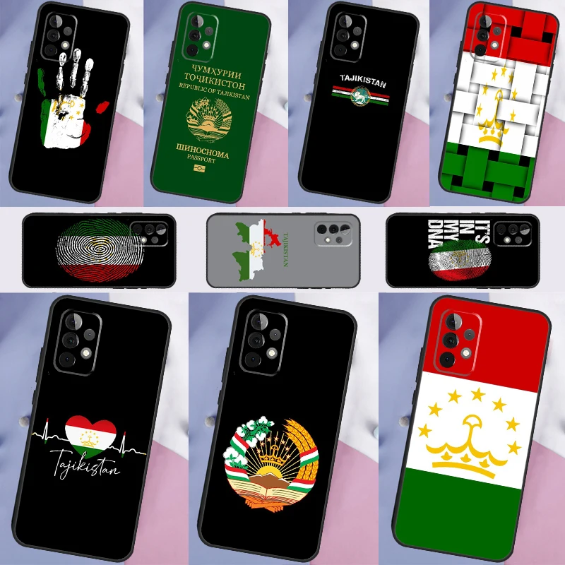 Tajikistan Flag Case For Samsung Galaxy A54 A34 A14 A53 A13 A23 A33 A73 A51 A71 A12 A22 A32 A52 A21S Coque