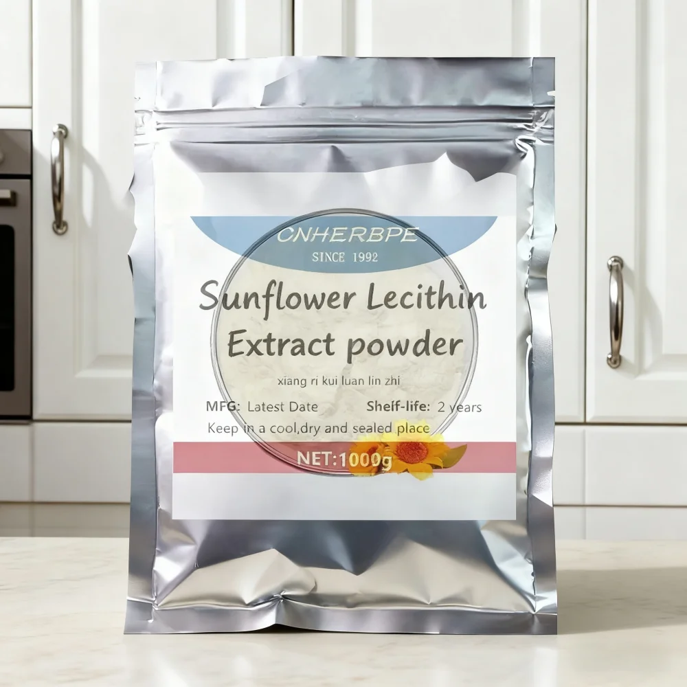 Global hot selling factory custom sealed aluminum foil bag packaging 99% sunflower lecithin wholesale price fast delivery