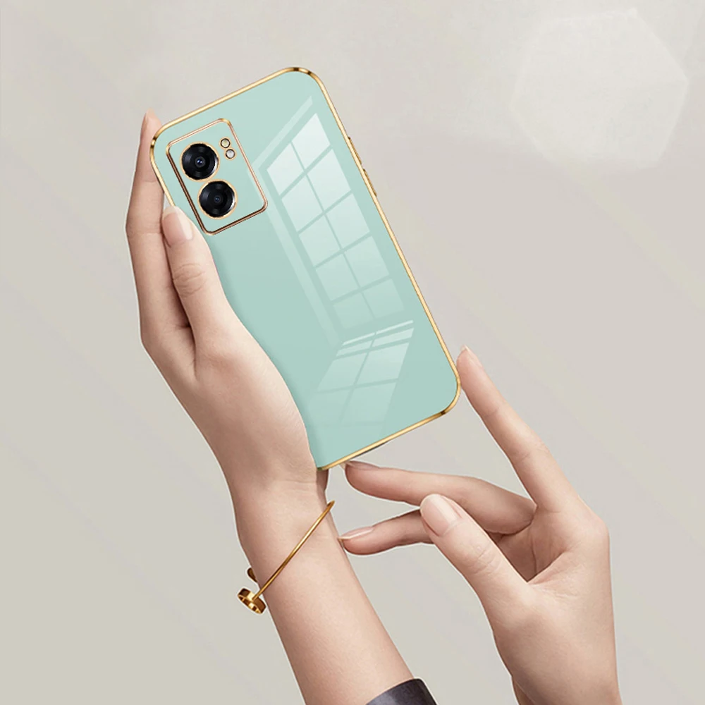 حافظة طلاء فاخرة لهاتف OPPO A57 A17 A96 A54S A77 A57s A74 A94 A16 رينو 5 Lite 6 7 8 5G من السيليكون الناعم Funda Carcasa Coque