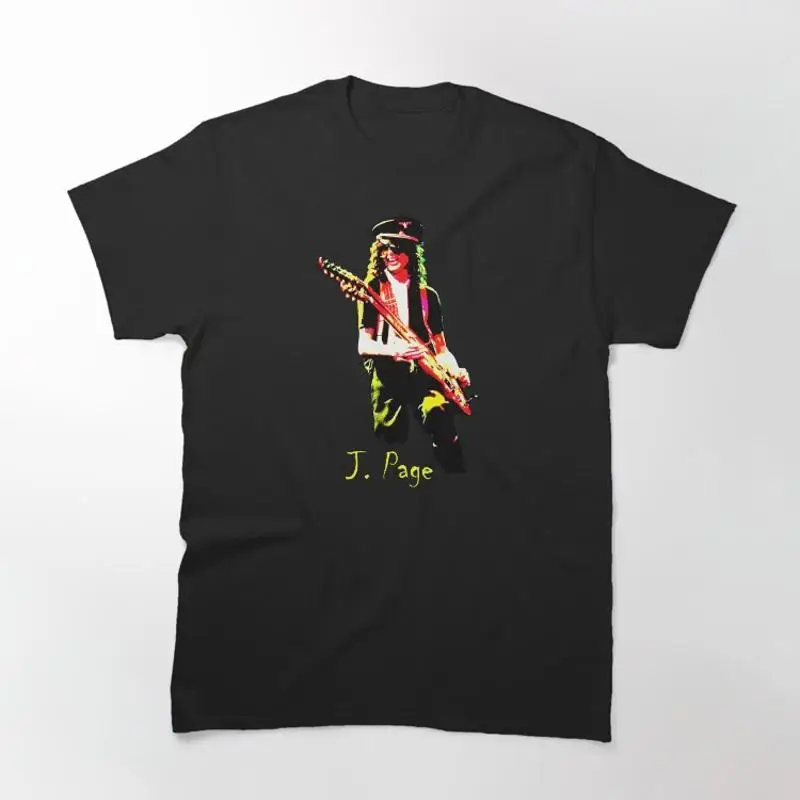 Jimmy Page Playing Double Guitar Classic T-Shirt